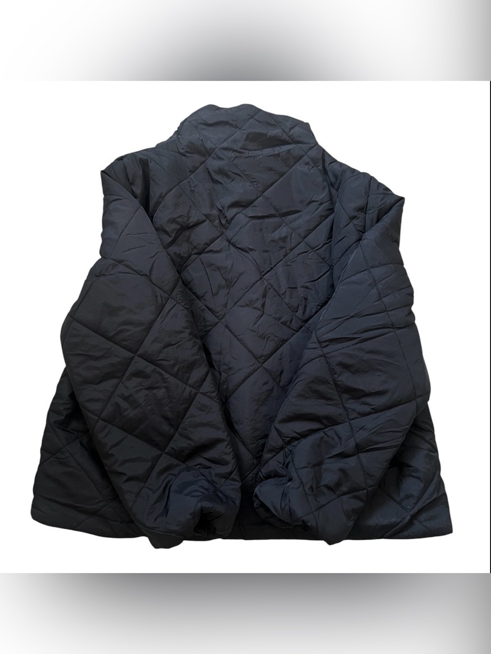 Grace Karin Black Quilted Puffer Jacket for women size L - Picture 2 of 3